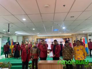 Resmi dilantik, Kepengurusan IMM Cabang Pekanbaru siap berkontribusi untuk Ummat